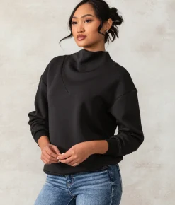 Buckle Black Mae Cowl Pullover Black Outlet