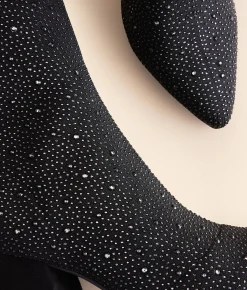 Shoes | Mia Magdalena Rhinestone Ankle Boot Black