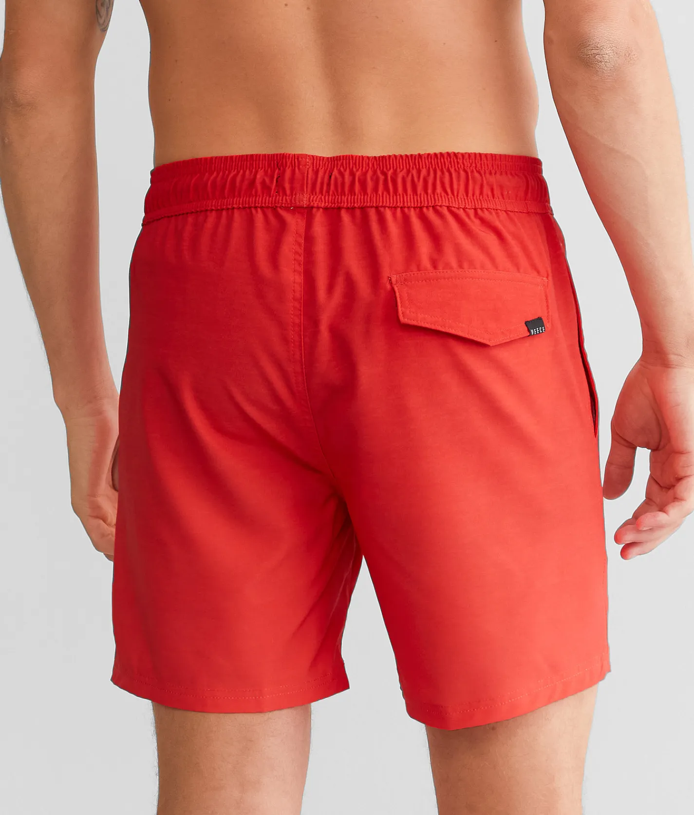 Veece Magic Print Hybrid Stretch Swim Trunks Hibiscus Outlet