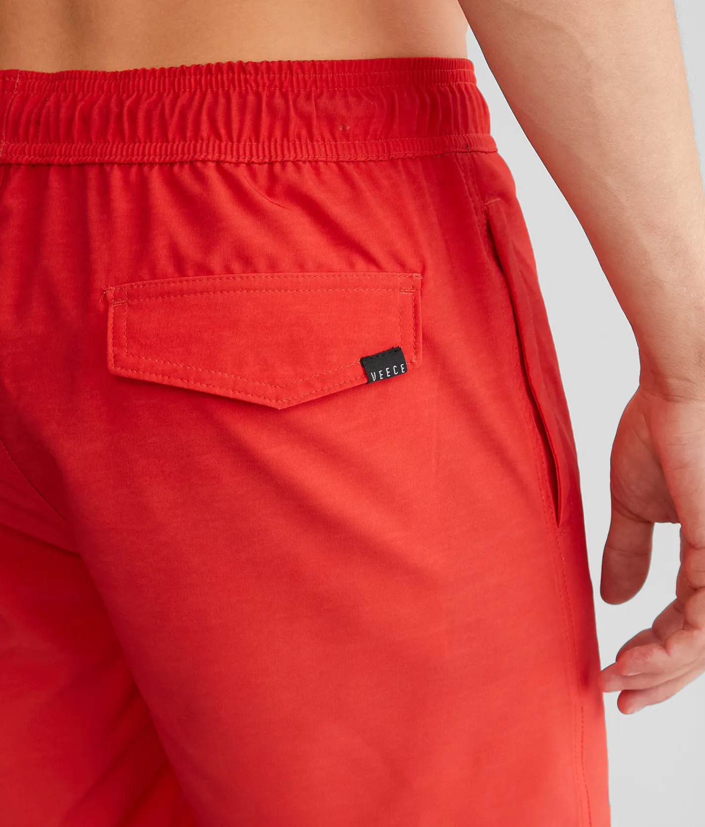 Veece Magic Print Hybrid Stretch Swim Trunks Hibiscus Outlet