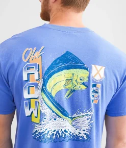 Graphic T-Shirts | Old Row Mahi Classic T-Shirt Flo Blue