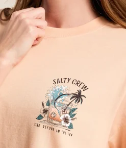 Tops | Salty Crew Mai Tai Tails T-Shirt Apricot