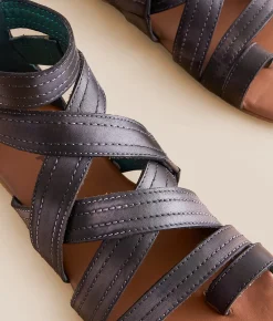 Roan by Bed Stu Majesty Leather Sandal Black HDTML