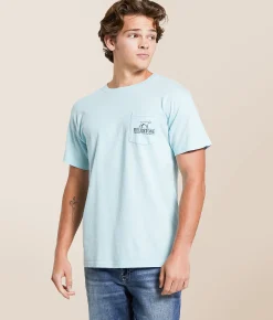Tops|Graphic T-Shirts | Fieldstone Major Mischief T-Shirt Chambray