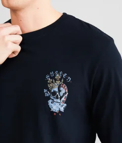 Graphic T-Shirts | Sullen Make Your Luck T-Shirt Obsidian