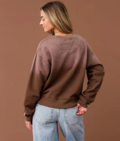 Sterling & Stitch Make Your Own Luck Pullover Brown Best
