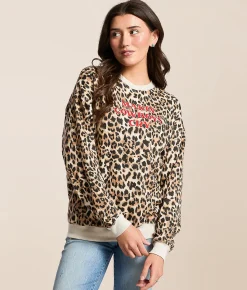 Goodie Two Sleeves Makin' Cowboys Cry Pullover Cheetah Best
