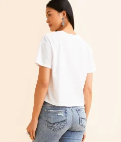 Tops | Goodie Two Sleeves Makin' Cowboys Cry Cropped T-Shirt Natural