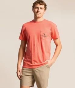 Tops|Graphic T-Shirts | Local Boy Outfitters Mallard Arch T-Shirt Coral
