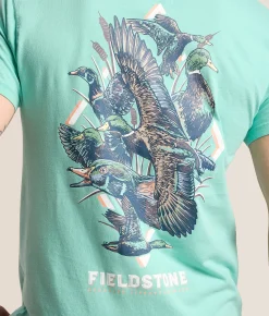Fieldstone Mallard Ascent T-Shirt Chalky Mint Discount