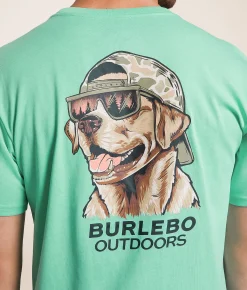 BURLEBO Mallard Camo Dog T-Shirt Island Reef New