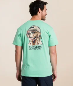 BURLEBO Mallard Camo Dog T-Shirt Island Reef New