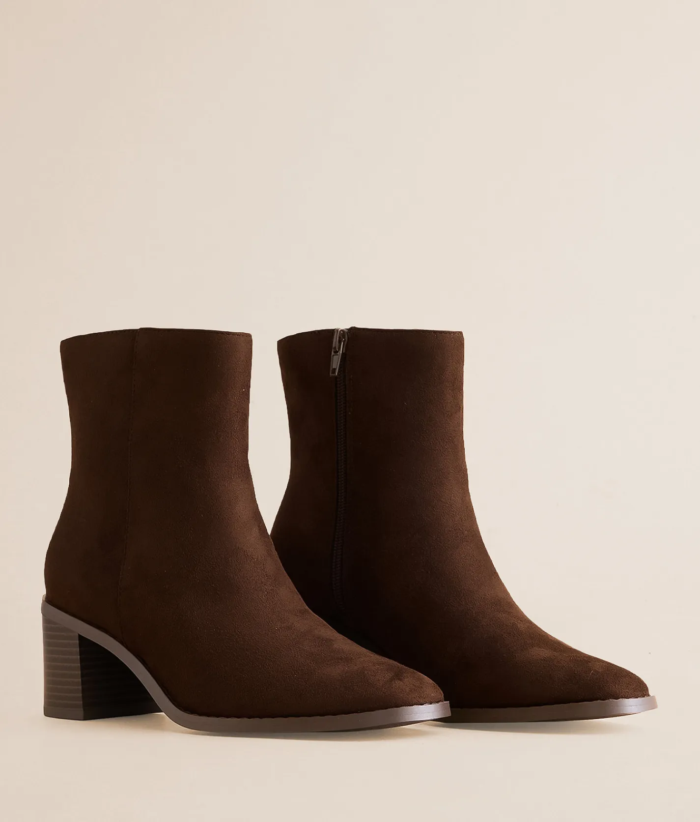Mia Maniza Heeled Ankle Boot Chocolate Clearance