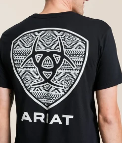 Tops|Graphic T-Shirts | Ariat Manta Shield T-Shirt Black