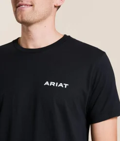 Tops|Graphic T-Shirts | Ariat Manta Shield T-Shirt Black