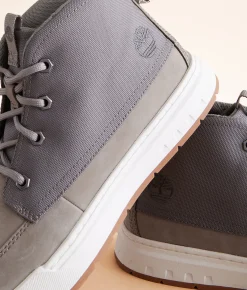 Timberland® Maple Grove Leather Sneaker Medium Grey Nubuck