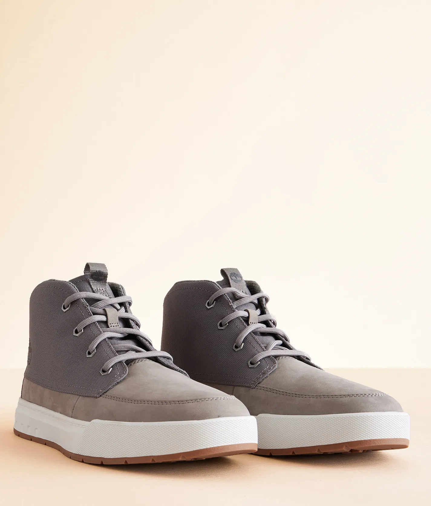 Timberland® Maple Grove Leather Sneaker Medium Grey Nubuck