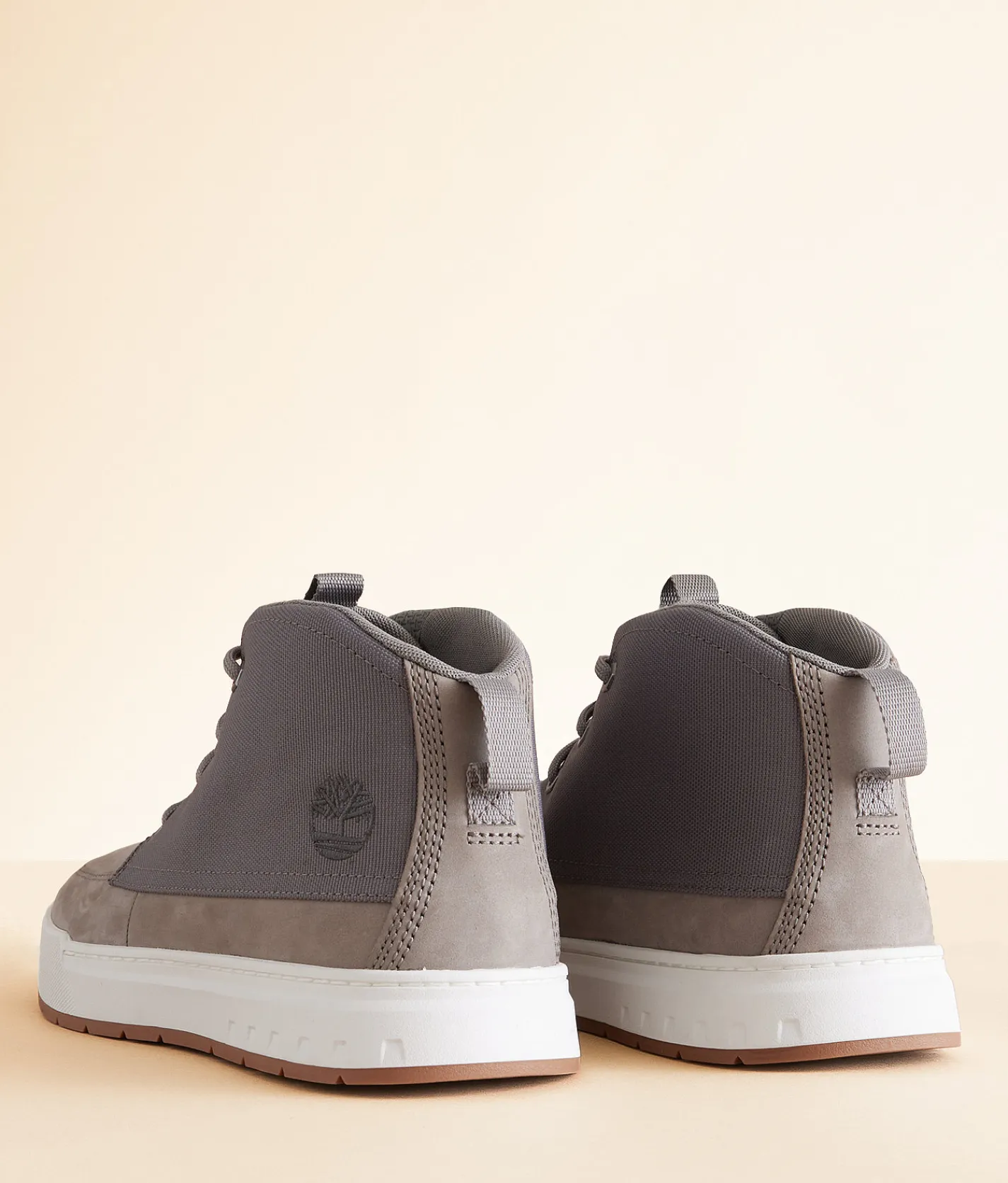 Timberland® Maple Grove Leather Sneaker Medium Grey Nubuck