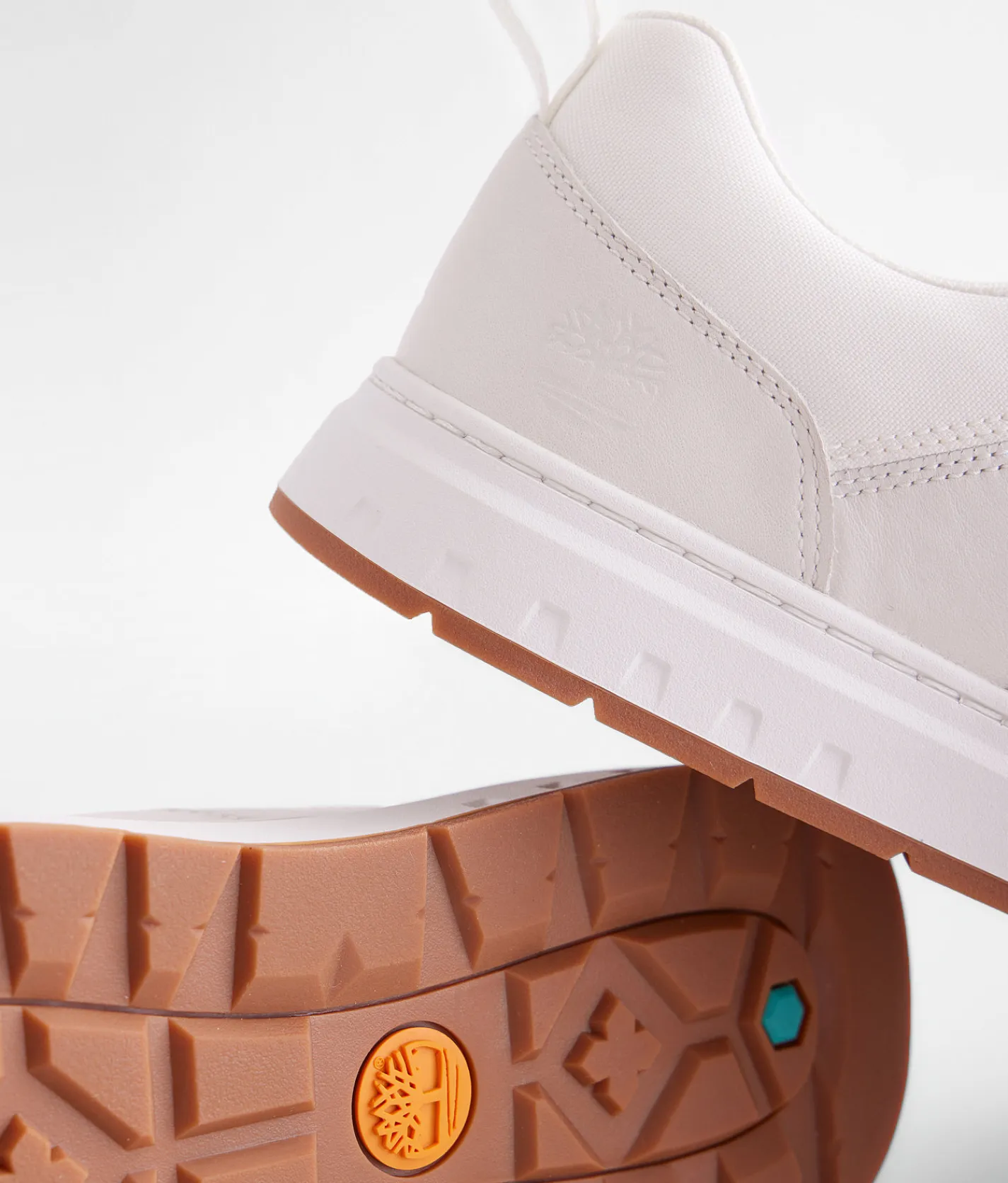 Timberland® Maple Grove Sneaker White Full-Grain Clearance