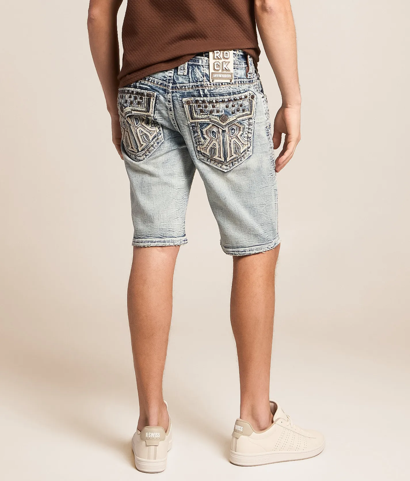 Rock Revival Marcelo Stretch Short Marcelo H206 New