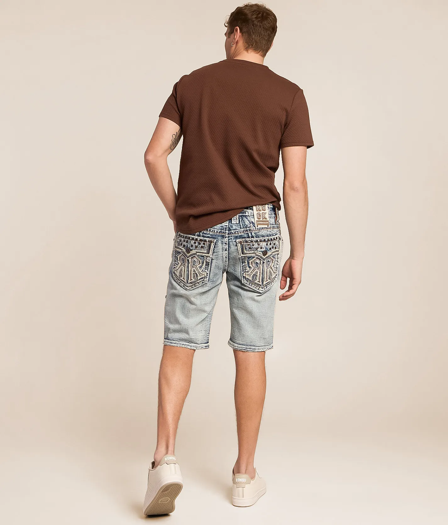 Rock Revival Marcelo Stretch Short Marcelo H206 New