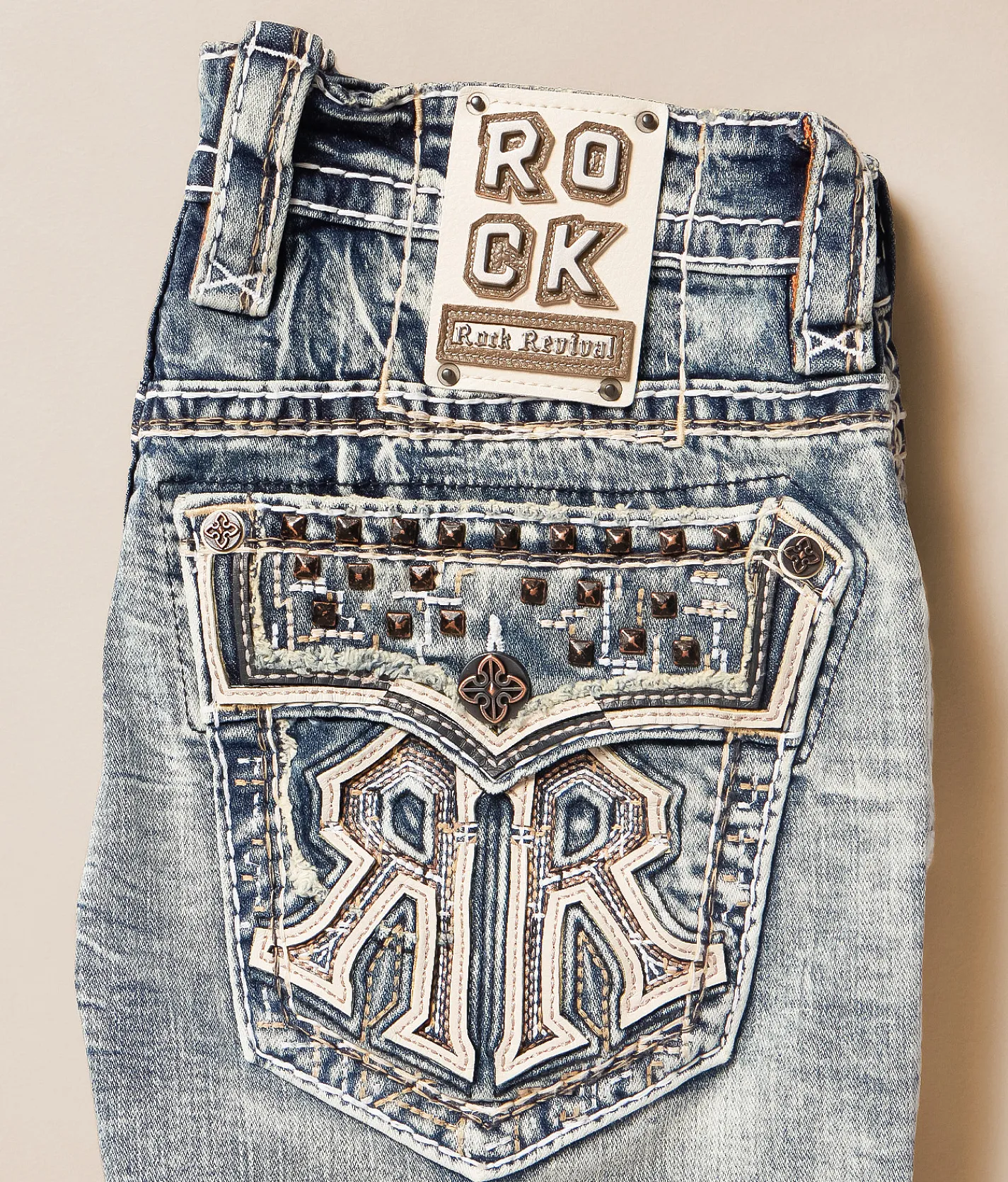 Rock Revival Marcelo Stretch Short Marcelo H206 New