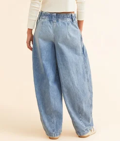 Free People Margo Wide Barrel Jean Bergamot New