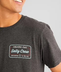 Graphic T-Shirts | Salty Crew Marina T-Shirt Khaki Heather