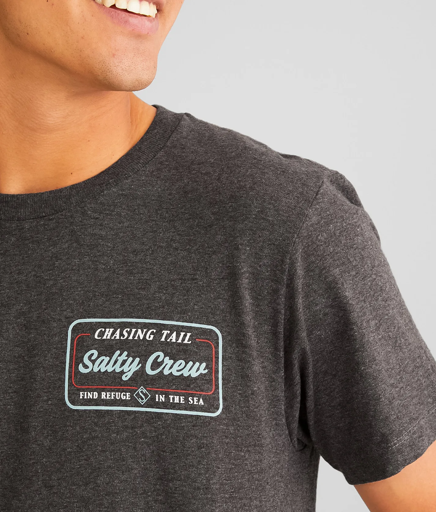 Graphic T-Shirts | Salty Crew Marina T-Shirt Khaki Heather