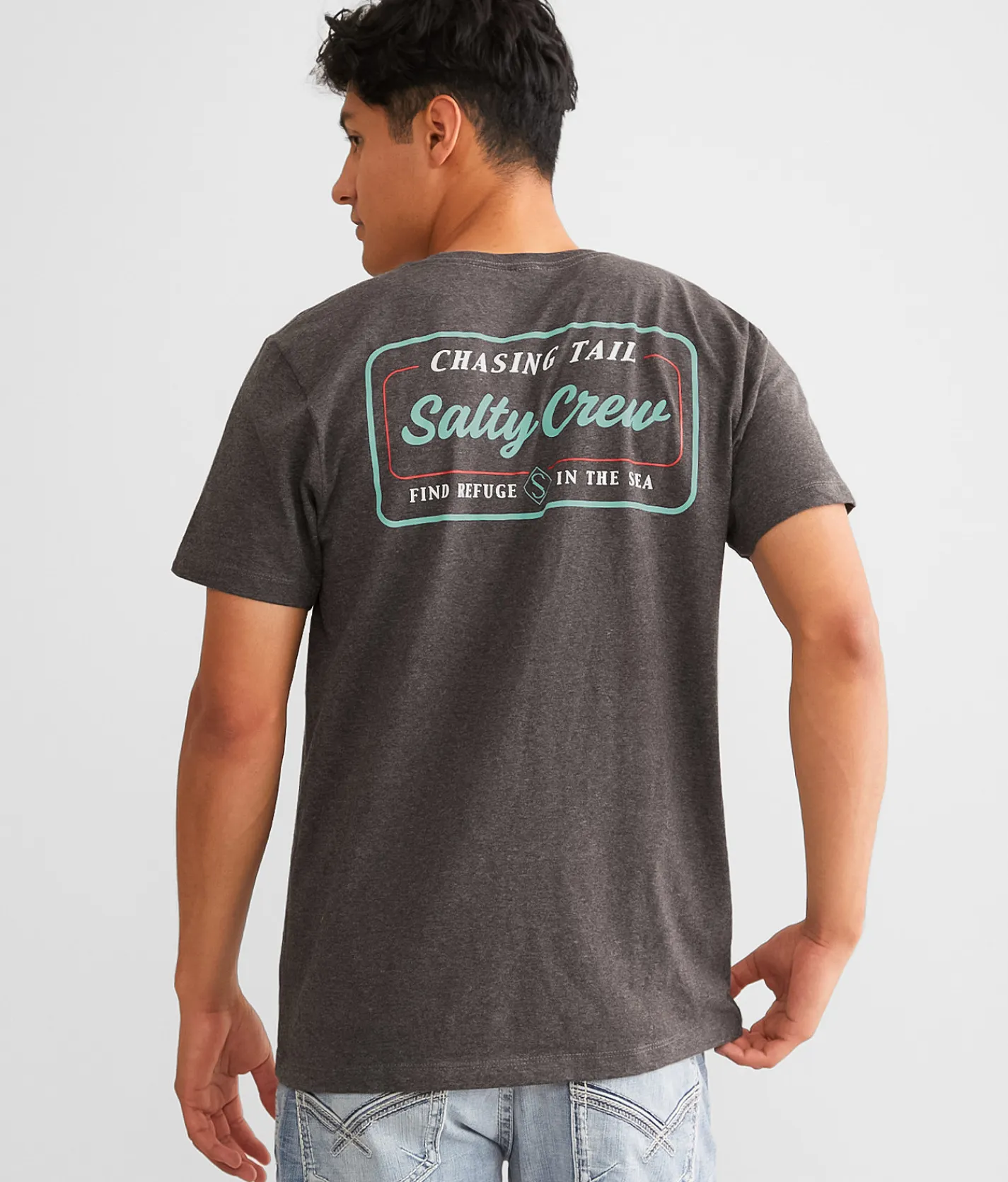 Graphic T-Shirts | Salty Crew Marina T-Shirt Khaki Heather