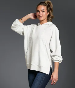 Buckle Black Marled Hoodie Heather Grey Discount