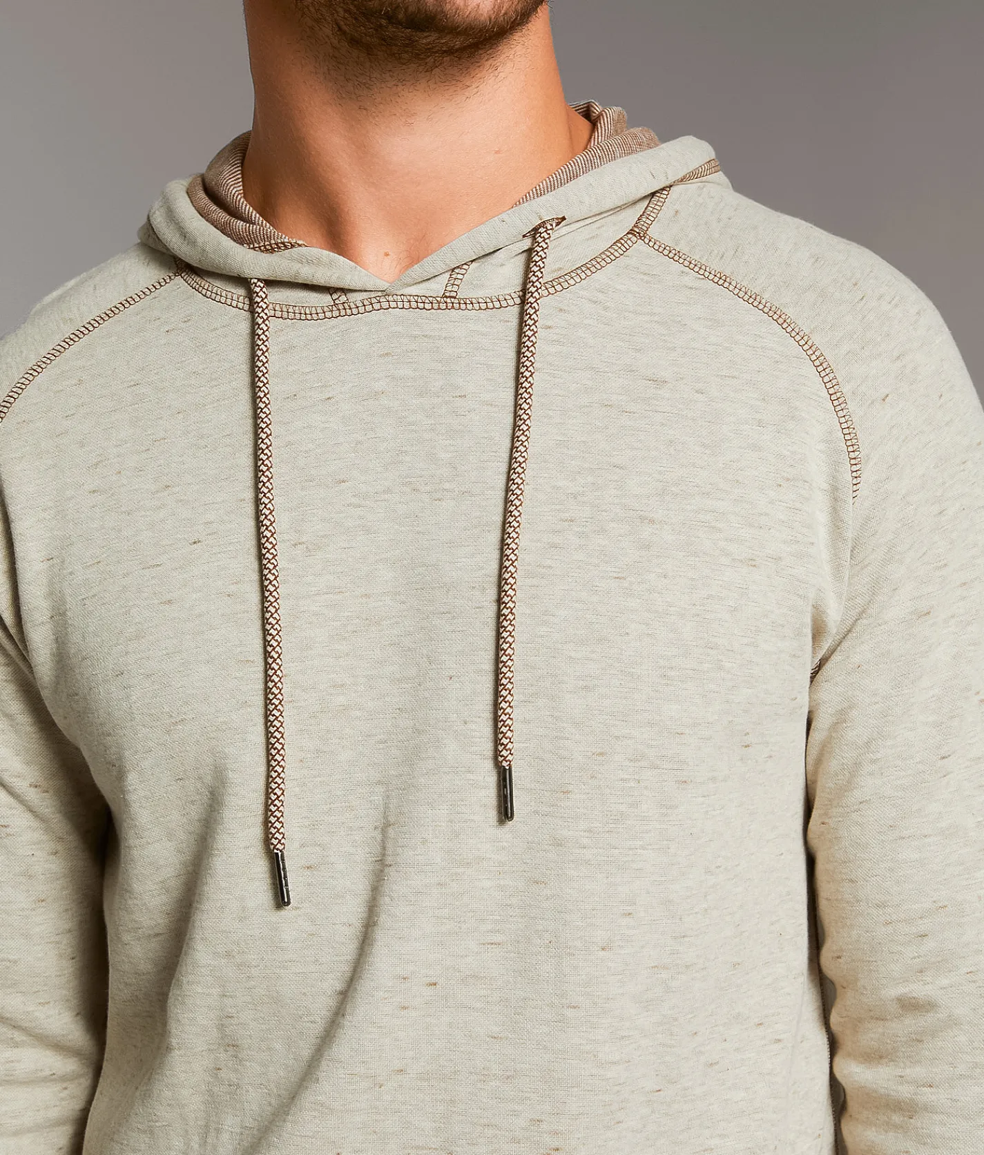 Tops | BKE Marled Hoodie Oatmeal