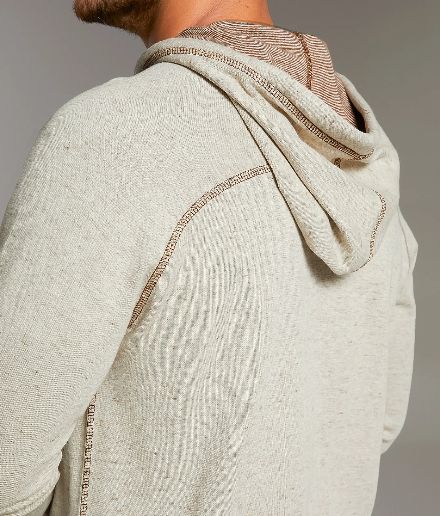 Tops | BKE Marled Hoodie Oatmeal