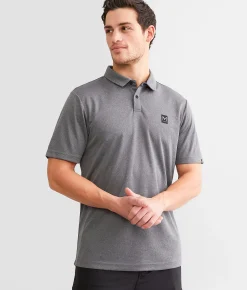 Maven Co-op Marled Performance Polo Grey Clearance