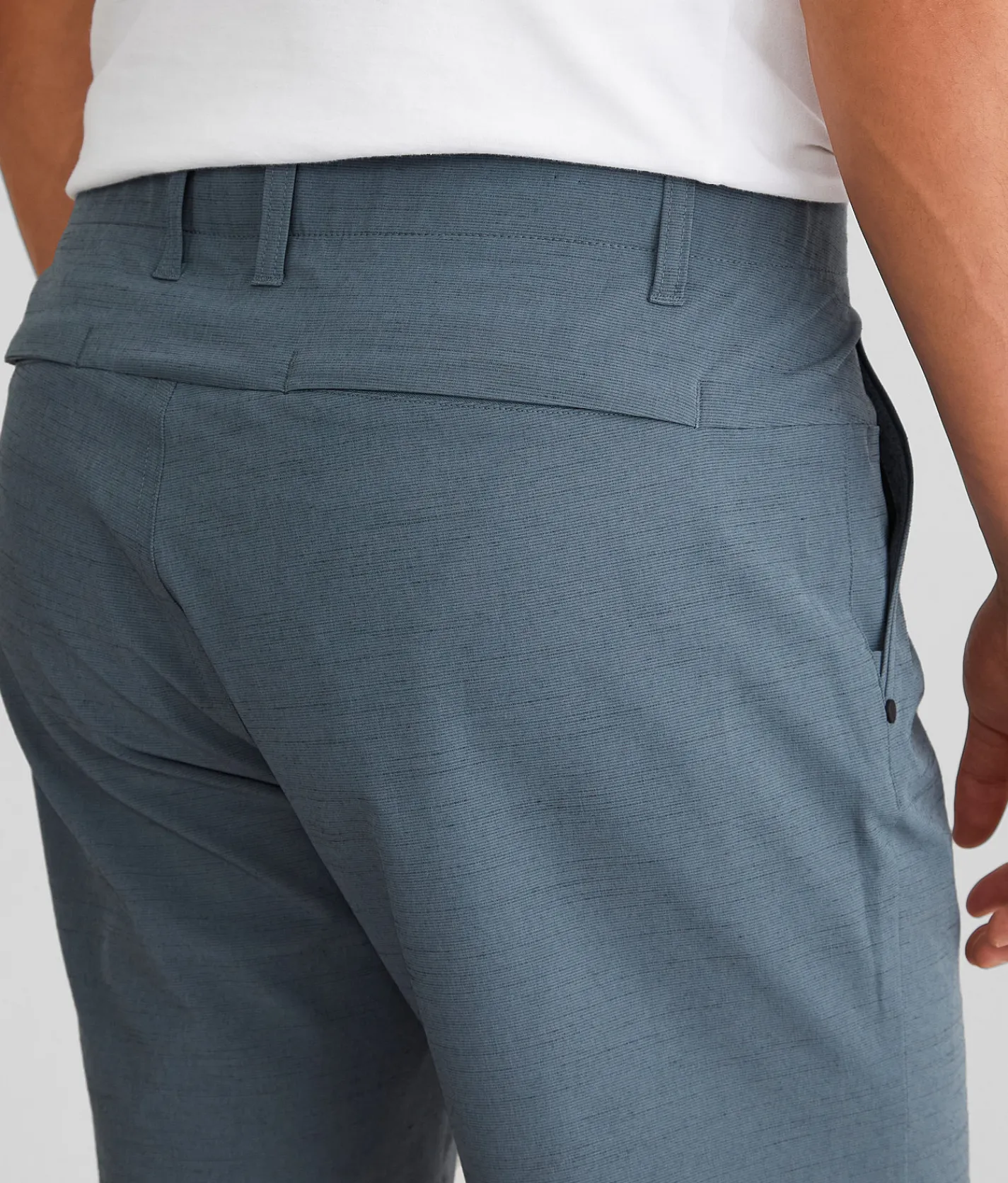 Bottoms|Shorts | Maven Co-op Marled Performance Stretch Short Slate Blue