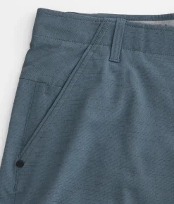 Bottoms|Shorts | Maven Co-op Marled Performance Stretch Short Slate Blue