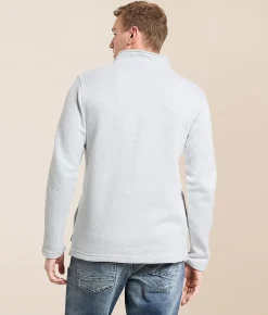 Departwest Marled Quarter Zip Pullover Vetiver Discount
