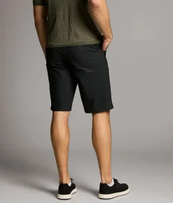 BKE Marled Standard Hybrid Short Black Outlet