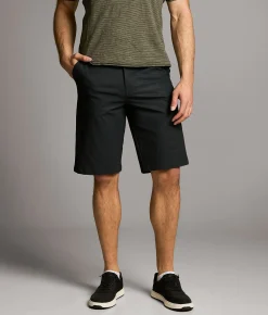 BKE Marled Standard Hybrid Short Black Outlet