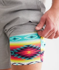Departwest Marled Stretch Swim Trunks Grey Best