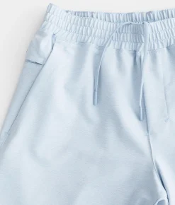 Veece Marled Stretch Walkshort Light Blue Clearance