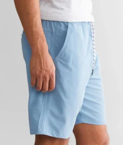 Bottoms|Shorts | Departwest Marled Stretch Walkshort Glacier Lake