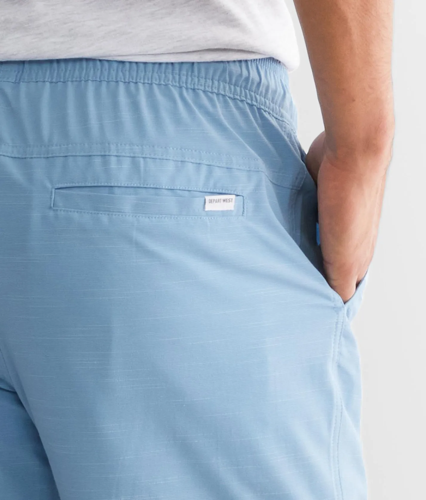 Bottoms|Shorts | Departwest Marled Stretch Walkshort Glacier Lake