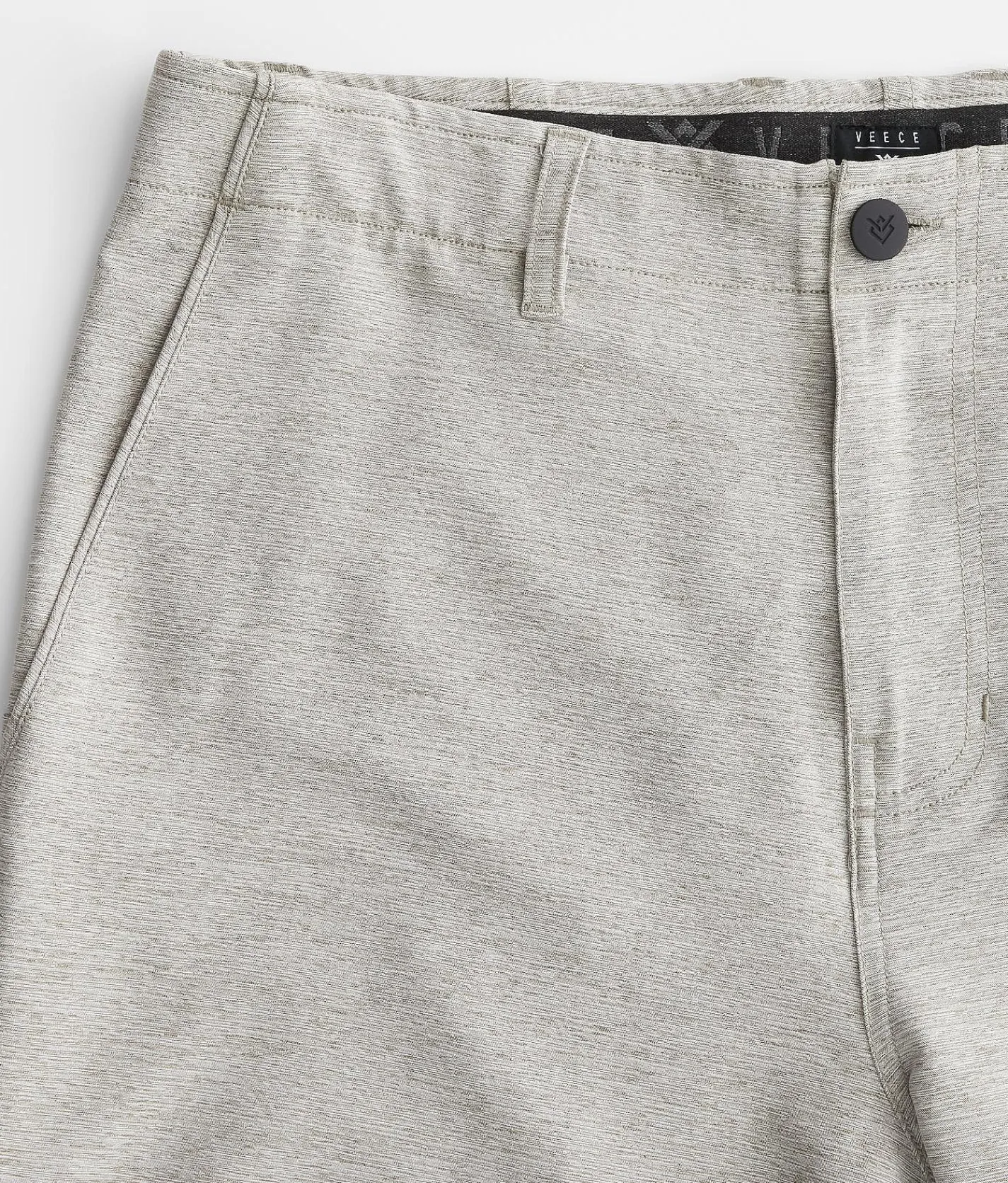 Veece Marled Stretch Walkshort Heather Olive Outlet