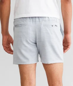 Departwest Marled Stretch Walkshort Light Grey Clearance
