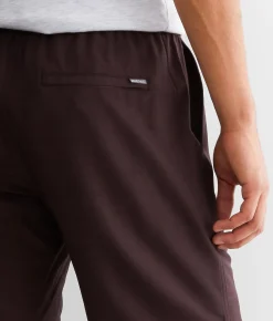 Departwest Marled Stretch Walkshort Black Fudge Clearance