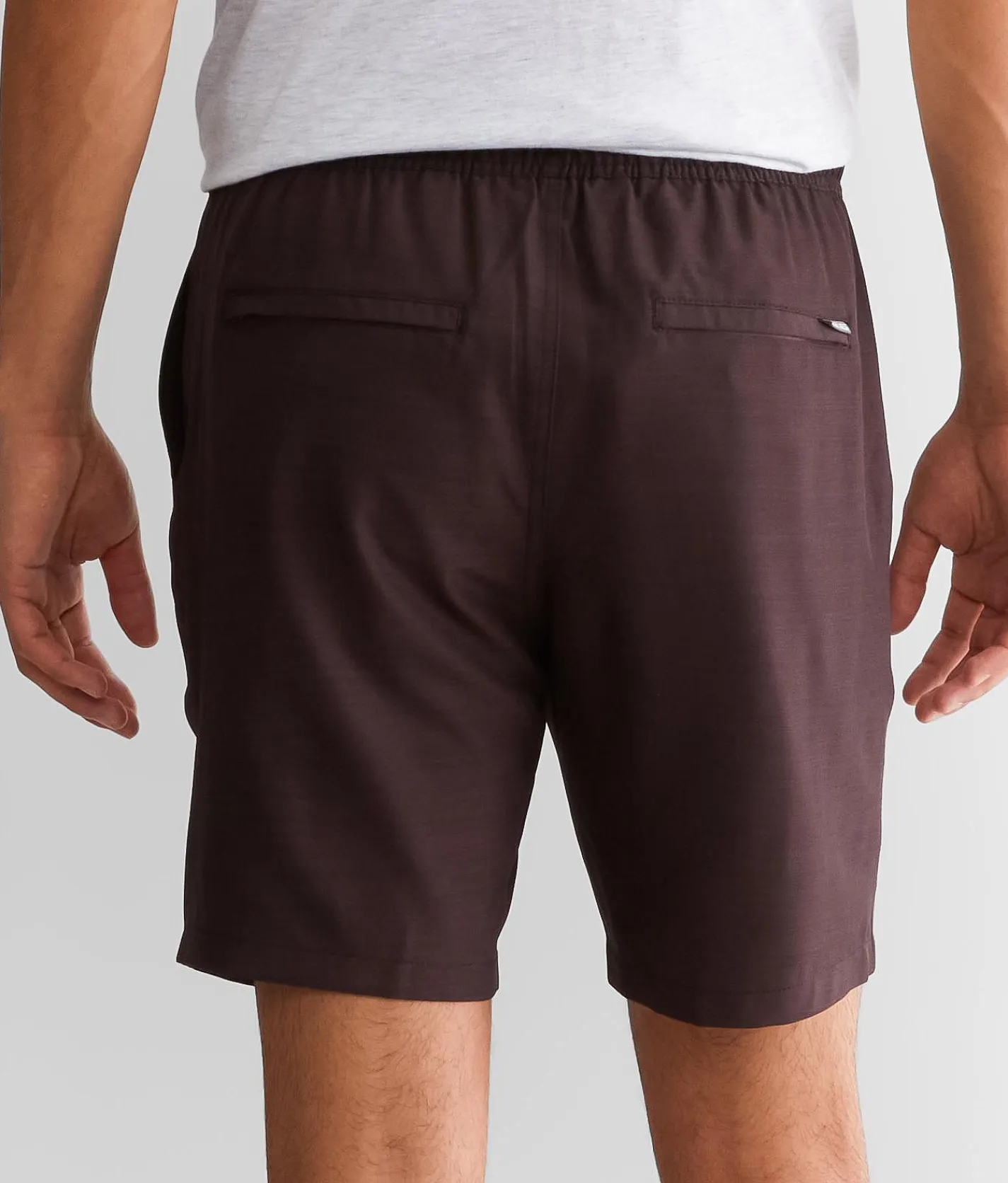 Departwest Marled Stretch Walkshort Black Fudge Clearance