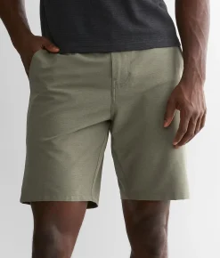Veece Marled Stretch Walkshort Olive Dark Olive Best