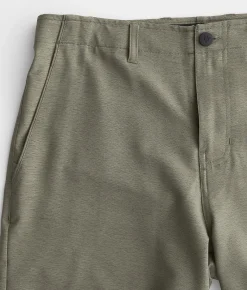 Veece Marled Stretch Walkshort Olive Dark Olive Best