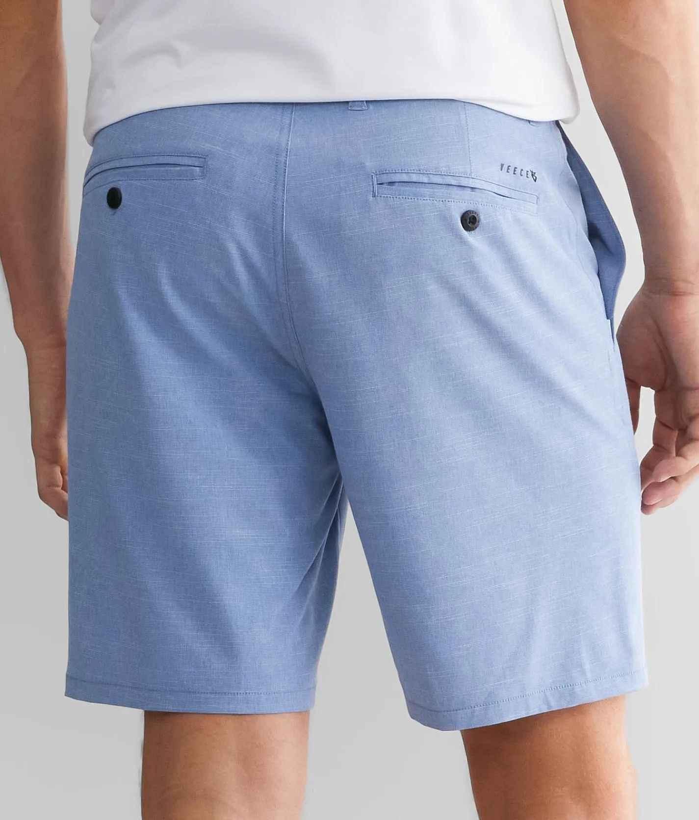 Bottoms|Shorts | Veece Marled Stretch Walkshort Navy Heather